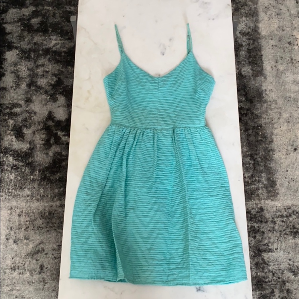 Bar III light blue turquoise dress